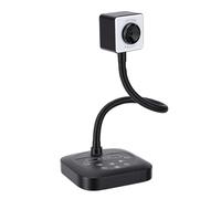 Luocute 4K 8MP USB Document Camera with AI Enhanced Dual Microphones, 3 Level LED Lights, Auto Focus, Foldable Stand for A3 Size for Distance Teaching Online Meeting, MacOS OS