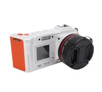 Luocute 4K Digital Camera, 70MP 50X Zoom WiFi F1.8 DSLR Camera Auto Focus Wide Angle Mirrorless Camera with Double Screen, Flash Hot Shoe Interface for Photography Vlogging Travel (White)