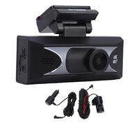 Luocute 4K HD Car Dash Camera, 3.2 Inch Screen 3 Channel Recording Dash Cam with GPS ADAS WiFi APP Connectivity, for Front Inside Rear View Driving Safety