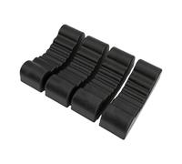 Luocute 4PCS 6Ton Car Jack Stand Rubber Pad, Black | Non Slip Pinch Weld Adapter, Prevents Scratches on Undercarriage, Lightweight for Portable Use