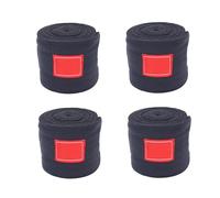 Luocute 4PCS Horse Leg Wraps, 9.8FT Soft Fleece Protective Equestrian Leg Bandages for Horse Supplies (Purplish Blue)