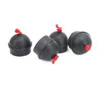 Luocute 4Pcs Rubber Billiard Cue Chalk Holder Pocket with Cord | Snap On Cue Tip Cube, Billiards Club Room, Billiard Supply, Travel Kit, Tear Resistant, Soft Rubber Case