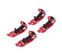 Luocute 4PCS Shovel Mount for Roof Rack Heavy Duty Shovel Holder Clamp Wall Mount Kit with Metal Rubber Brackets for Trucks Trailers SUVs ATVs Boats, Metal Rubber Mounting Brackets