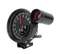 Luocute 5 in 7 Color LED 11K 12V Electronical RPM Tachometer Rev Counter Gauges with LED Shift Light, Auto Universal Sport Meter Car Accessories 11 RPM for 4 6 8 Cylinder Vehicles
