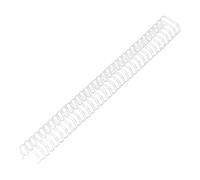 Luocute 50 Pack Double Loop Wire Binding Spines, 3/4 in 180 Sheets 34 Teeth 3:1 Pitch (Silver)