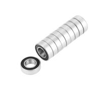 Luocute 688-2RS Deep Groove Ball Bearings, Rubber Sealed 8x16x5mm | Metal Ball Bearings, Double Rubber Sealed Design, for Small Hobby 5mm Shaft Projects, 10 Pieces