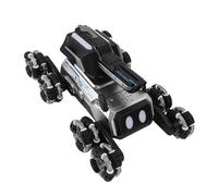 Luocute 8 Wheels RC Stunt Car, 2.4G Remote Control Transform Drifting Toy with Spray Light Music, for Boys Girls 6 7 8 9 10 11 12 Year Old Kids Birthday Gift