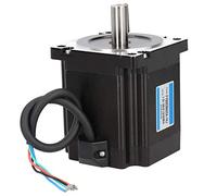 Luocute 86 Stepper Motor, High Torque 3D Printer Motors for CNC Router Engraving Machine, NEMA34 2 Phase 1.8° Step Angle 6Nm High Torque Keyway Type FY86EM400A 14J