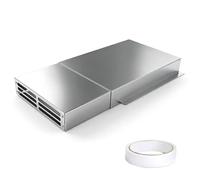 Luocute Adjustable Floor Vent Extender 11.9 to 23in Side Airflow