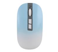 Luocute AI Mouse, V11 6 in 1 Smart Mouse with Real Time Translation, Rechargeable and Ergonomic Design for Remote Work, AI, Intelligent Voice and Translation Support (Lake Blue)