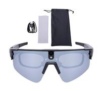 Luocute AI Smart Cycling Glasses, Bluetooth 5.3 (Black)