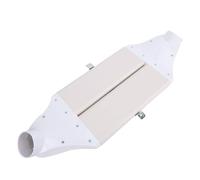 Luocute Air Duct Lintel, Flat Pipe Transition for 80mm Pipes, No Drill Bypass