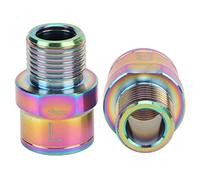 Luocute Alloy Bicycle Pedal Extender 16mm | Anti Rust Anti Corrosion, 32g 1.1oz Lightweight, Left and Right Marked, for Mountain Road Bike, Prevent Knee Strain