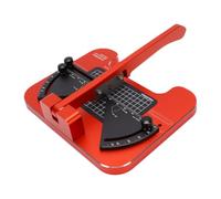 Luocute Angle Cutting Station, 45-90 Adjustable Miter Box Aluminum Alloy Cutting Table for Model Plastic Sheet Stick, Reinforced Steel Back Saw for Accurate Cutter