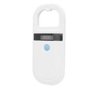 Luocute Animal ID Reader, Rechargeable 134.2KHz Pet Microchip Scanner OLED Display Screen, Supports FDX-B, EMID Microchips, for Animal Management, for Pet/Pigs/Dogs (White)