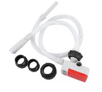 Luocute Automatic Fuel Transfer Pump, Battery Operated Portable Liquid Pump with Auto Stop Sensor and 3 Adapters, for Gasoline Kerosene Non Potable Water