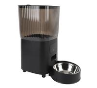 Luocute Automatic Pet Food Dispenser Smart Pet Feeder with APP Control 5L Timed Dry Food Dispenser for Cats & Dogs with Adjustable Portion Dual Power Supply (Single Bowl)