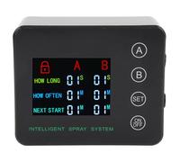 Luocute Automatic Reptile Humidifier Reptile Mister Terrarium Humidifier with Double Pump Adjustable Nozzles Color Screen Timer for Aquariums Rainforest Plants