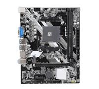 Luocute B550M-K Motherboard, AM4 CPU Socket, Double Channel DDR4, M ATX DDR4, Maximum 64GB, HD VGA Compatible Gaming Motherboard with Features BIOS Functionality
