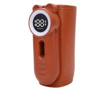 Luocute Baby Bottle Warmer, LED Display, 360° View Scale, Adjustable Hook and Loop, Nighttime Illumination, Portable Bottle Warmer, Rapid Warming, Battery Powered