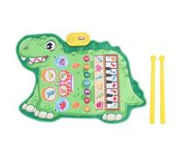 Luocute Baby Musical Mat, Dinosaur Educational Piano and Play Mat for Toddlers, with Adjustable Volume for Early Learning and Cognitive Development