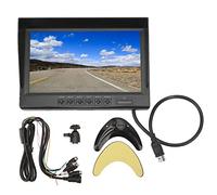 Luocute Backup Camera Monitor, 9in IPS Screen HD 4 Way Video Input Reversing Display with Sunshade and 180 Degree Adjustable Mount, for Truck RV Van Trailer Pickup SUV