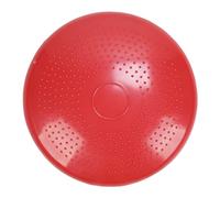 Luocute Balance Disc Cushion, Anti Slip Inflatable Stability Disc Board, PVC Exercise Training Ball Pad with Massage Points and Inflator Pump, for Yoga Fitness Rehabilitation Home Office (Red)