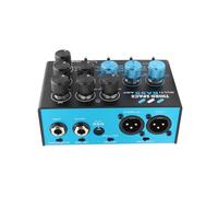 Luocute Bass Effects Pedal, Guitar Effect Pedal Amplifier Simulation Preamp with 3 Band EQ Parallel Signal Chain Cabinet Simulator, Dual FX Loops for Recording Live Performance