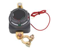 Luocute Battery Disconnect Switch with Digital Voltmeter | 250A Continuous 2000A Peak, Copper Plated Silver Contacts, -22 to 194°F Operating Range for Cars and Engineering Vehicles