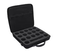 Luocute Billiard Ball, with Handle and Adjustable Shoulder Strap, PVC Storage Bag for 17 Professional Balls, Padded Compartments and Mesh Pouch