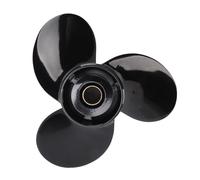 Luocute Boat Propeller, 3 Aluminum Alloy Design for Outboard Engines 25 30 40 50 60 70 Horsepower, Fit for 2 and 4 Stroke Models