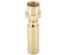 Luocute Brass Fountain Nozzle, Column Water Spray Head with Adjustable Direction and Flower Shape Jet for Garden Pond Water Feature Decoration (G3/4in 10.4CM)