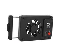 Luocute Camera Cooling Fan, 5 Speed Adjustable with Spring Loaded and Type C Charging, Compatible with A7M4 A7C ZVE10 FX30 R5 for Video Recording Live Streaming