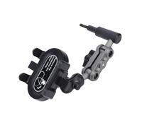 Luocute Car Phone Mount for A Pillar Grab Handle, 360° Rotation Adjustable Cell Phone Holder with Shockproof Metal Arm, Fit for Tank 300 500 Pajero (4 Claw)