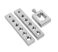 Luocute Carbon Steel Safety Wire Drill Guide Set, Metric Jig for M6-M12