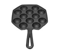 Luocute Cast Iron Takoyaki Pan 12 Grid, Non Stick Octopus