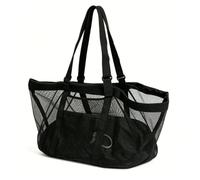 Luocute Cat Carrier Bag, Breathable Mesh Pet Bag with Safety Buckle Adjustable Shoulder Strap for Small Dogs Cats RabbitsTravel Outdoor Hiking Up to 8 Lbs