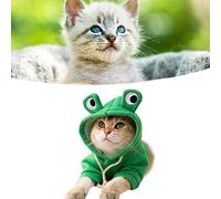 Luocute Cat Hoodies, Soft Milk Fabric Warm Pet Sweatshirts, Cute Claw Design Kitten Clothes with Three Dimensional Paws for Autumn Winter Indoor Small Dogs Cats Kittens Puppies (#8)
