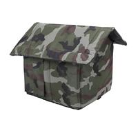 Luocute Cat House Outdoor Weatherproof, Foldable Cat House Covered Cave Beds & Hideaway Tent Outdoor Pet Shelter for Winter (XL)