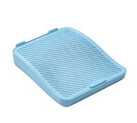 Luocute Cat Litter Box Ramp, Water Proof Urine Proof Litter Catcher Mat Double Layer Design Adjustable Height with Non Slip Base, for Small Elderly Cats 17.32x13.78x3.15in