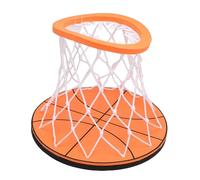 Luocute Ceiling Basketball Hoop, Indoor Hanging Basketball for Kids with Adhesive Backing Soft PP Material for Bedroom, Dorm, Office, Game Room