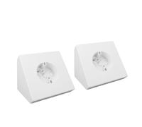 Luocute Ceiling Fan Mounting Bracket Box Heavy Duty Support | Supports Up to 70 Lbs Fan, 200 Lbs Light, Paintable White, 14.5 Cu in Capacity, Includes Mounting for Sloped Ceilings 80°