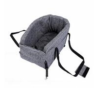 Luocute Center Console Dog Car Seat, Portable Soft Pet Carrier with Security Tethers and Cushion, for Small Dogs Up to 12 Lbs in SUV Truck