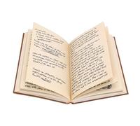 Luocute Classic Journal Replica, Vintage Leather Cover Movie Prop Diary with Clear Patterns And Letters, for Movie Fans Collectible And Adventure Story Memento