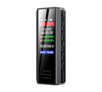 Luocute Clip-on Digital Voice Recorder, 1.47 Inch Color Screen with One Touch Recording for Meetings Lectures Interviews