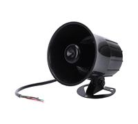 Luocute Compact PA Megaphone Speaker 120dB Loud Siren Horn with USB Sound Switching and Volume Buttons for Emergency Vehicles Marine and Industrial Alarms