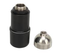 Luocute Compact Remote Transmitter, 512Hz Transmitter Remote Sonde Steel Portable Pipe Locator Accessory Pipeline Sewer Inspection with Connector, Battery Sonde Underground Pipe Location