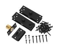 Luocute Concealed Door Hinge, Stainless Steel 220LBS Load Capacity 360° Rotation Coaxial Door Pivot Hinge, Suitable for Various Types of Doors, Including Wooden, Aluminum, Glass