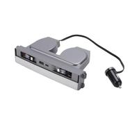 Luocute Console Charging Hub for Y 3 Highland, Dual Retractable | Type C Fast Charging Docking Station, Plug and Play, No Tools Required, Fits Smartphones Tablets Laptops, Concealed Storage
