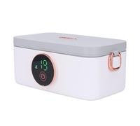 Luocute Cordless Electric Lunch Box, Self Heating Quickly 1L Large Capacity 16000mAh Battery Rechargeable for Constant Warming, 60W Electric Heated Lunch Box for Office Car Outdoor